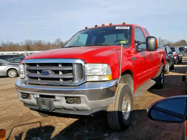 1FTNX21L83ED86910 - 2003 FORD F250 SUPER RED photo 2