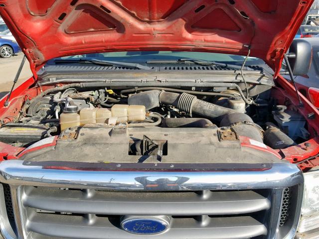 1FTNX21L83ED86910 - 2003 FORD F250 SUPER RED photo 7