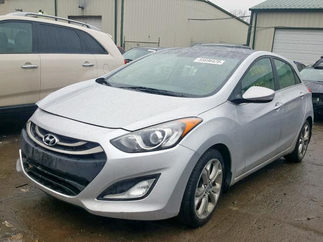 KMHD35LE2DU103363 - 2013 HYUNDAI ELANTRA GT SILVER photo 2