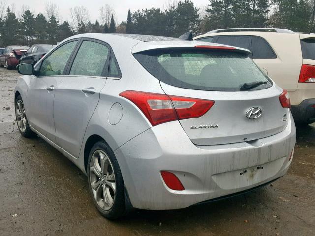 KMHD35LE2DU103363 - 2013 HYUNDAI ELANTRA GT SILVER photo 3