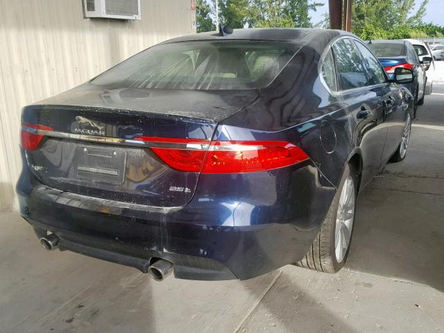 SAJBE4BV4GCY13880 - 2016 JAGUAR XF PRESTIG BLUE photo 4