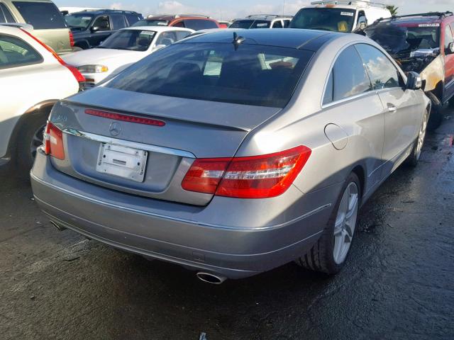 WDDKJ5GB8BF118099 - 2011 MERCEDES-BENZ E 350 GRAY photo 4