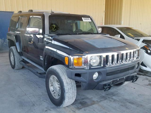 5GTDN13E578180418 - 2007 HUMMER H3 BLACK photo 1