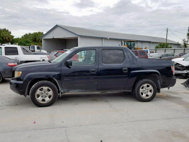 2HJYK16246H568263 - 2006 HONDA RIDGELINE BLACK photo 9