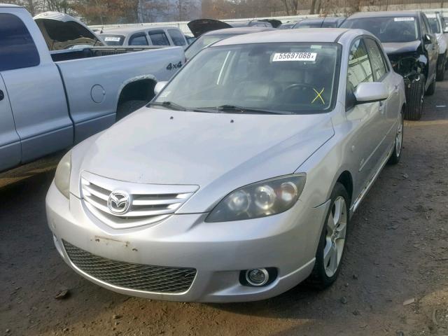 JM1BK344761401310 - 2006 MAZDA 3 HATCHBAC SILVER photo 2