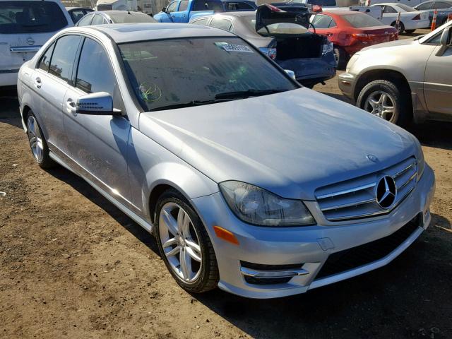 WDDGF4HB3DR256215 - 2013 MERCEDES-BENZ C 250 SILVER photo 1