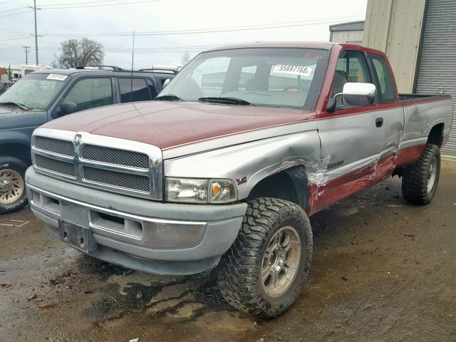 3B7KF23WXTM191818 - 1996 DODGE RAM 2500 TWO TONE photo 2