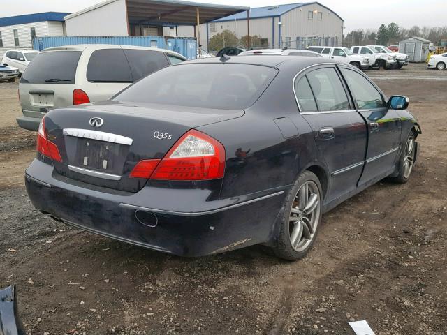 JNKBF01A16M800076 - 2006 INFINITI Q45 BLACK photo 4