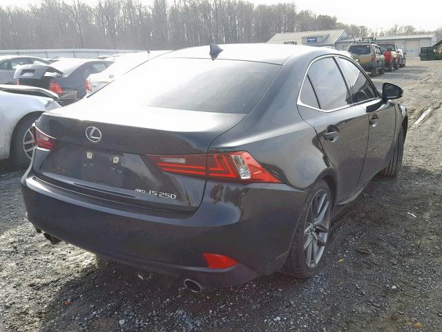 JTHCF1D22E5015606 - 2014 LEXUS IS 250 BLACK photo 4