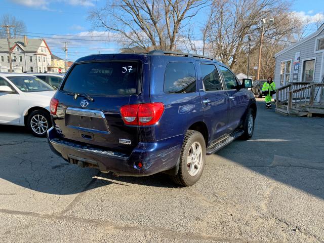 5TDBY68A38S009995 - 2008 TOYOTA SEQUOIA LI BLUE photo 3