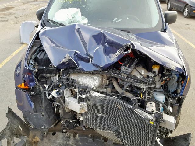 ZACCJBAB6HPF30632 - 2017 JEEP RENEGADE S იასამნისფერი ფოტო 7