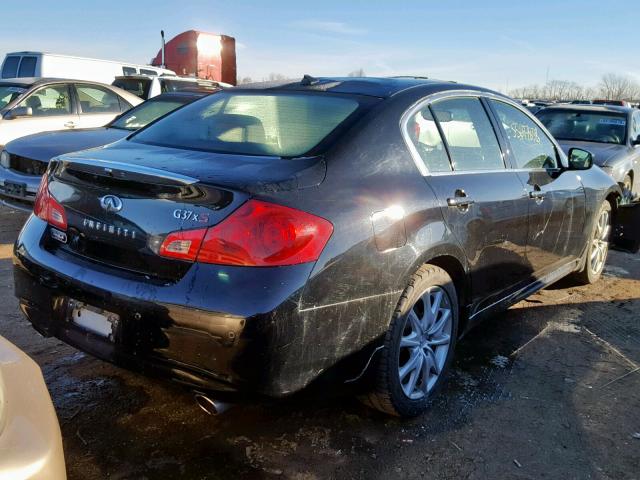 JN1CV6AR9BM406839 - 2011 INFINITI G37 BLACK photo 4