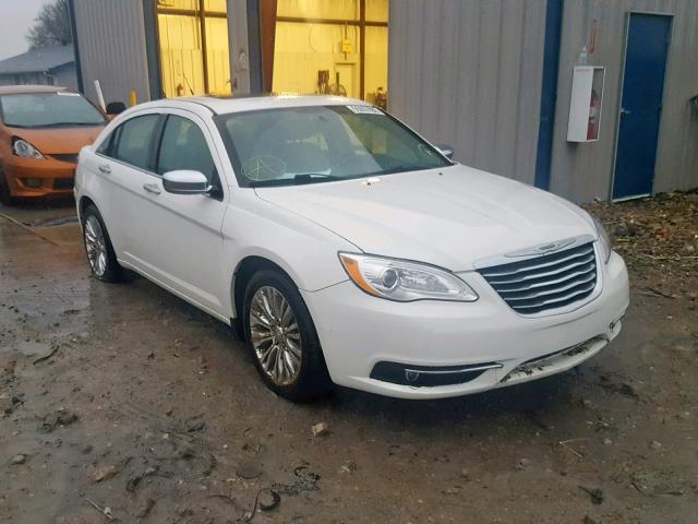 1C3BC2FB9BN500642 - 2011 CHRYSLER 200 LIMITE WHITE photo 1