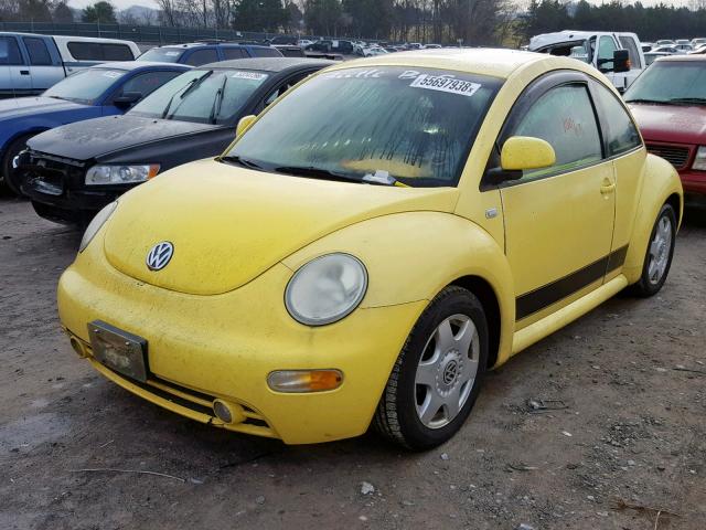 3VWCC21C2YM450764 - 2000 VOLKSWAGEN NEW BEETLE Sarı foto 2