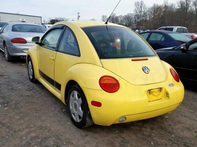 3VWCC21C2YM450764 - 2000 VOLKSWAGEN NEW BEETLE Sarı foto 3