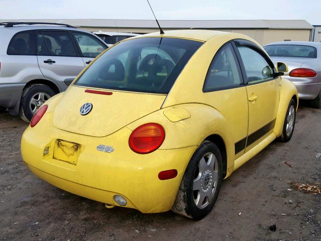 3VWCC21C2YM450764 - 2000 VOLKSWAGEN NEW BEETLE Sarı foto 4