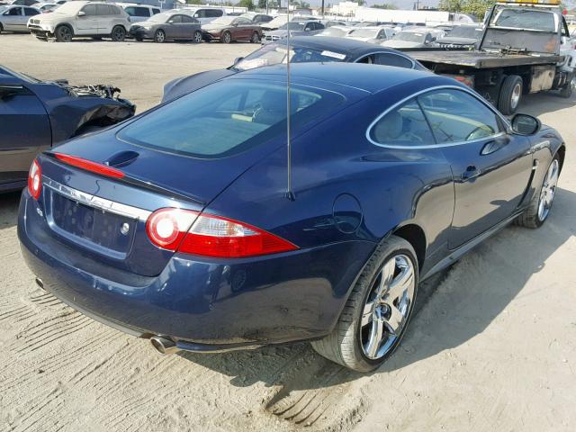 SAJWA43B675B12945 - 2007 JAGUAR XK BLUE photo 4