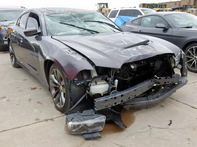 2C3CDXEJ1EH166935 - 2014 DODGE CHARGER SR BLACK photo 1