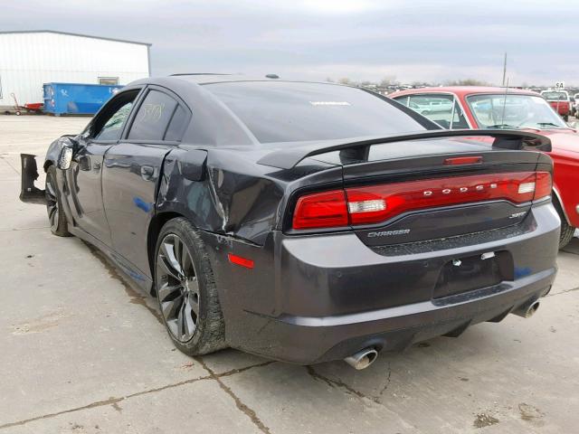 2C3CDXEJ1EH166935 - 2014 DODGE CHARGER SR BLACK photo 3