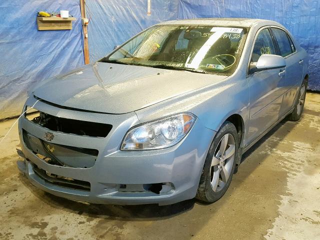 1G1ZJ57B794179600 - 2009 CHEVROLET MALIBU 2LT BLUE photo 2