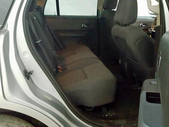 2FMDK4JC6ABB67597 - 2010 FORD EDGE SEL SILVER photo 6