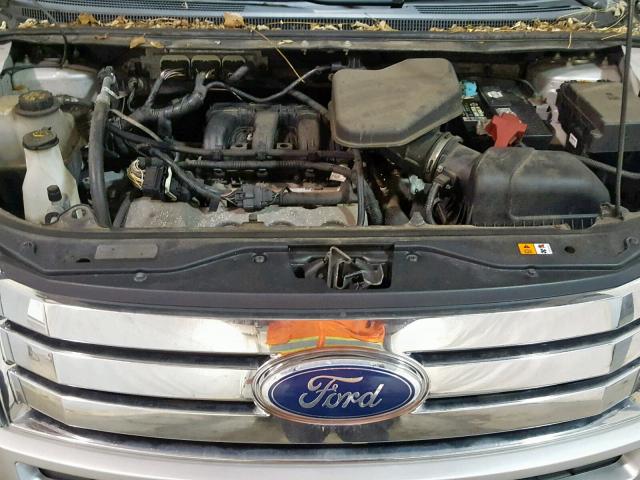 2FMDK4JC6ABB67597 - 2010 FORD EDGE SEL SILVER photo 7