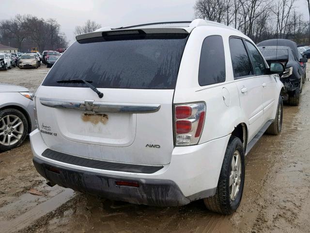 2CNDL73FX56053963 - 2005 CHEVROLET EQUINOX LT WHITE photo 4