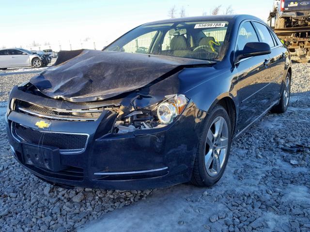 1G1ZC5EB9A4120307 - 2010 CHEVROLET MALIBU 1LT GRAY photo 2