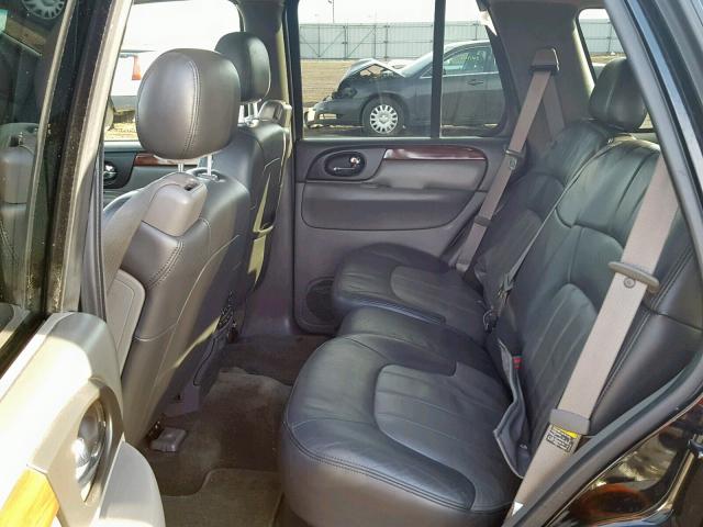 1GKDT13S042103008 - 2004 GMC ENVOY BLACK photo 6