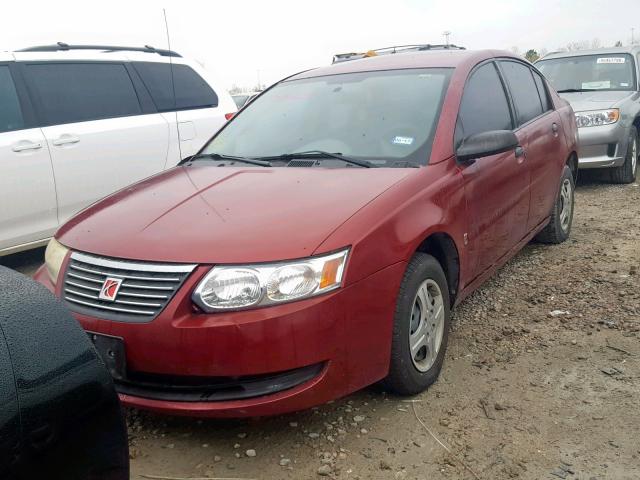 1G8AG52F95Z155559 - 2005 SATURN ION LEVEL RED photo 2