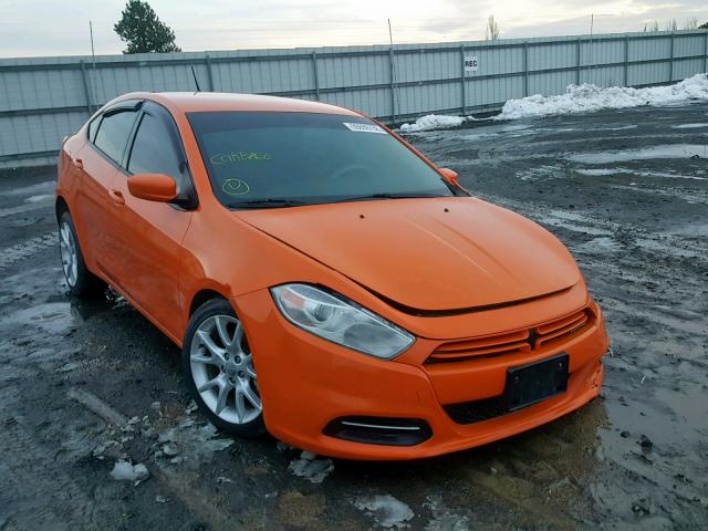 1C3CDFBH0DD267097 - 2013 DODGE DART SXT ORANGE photo 1