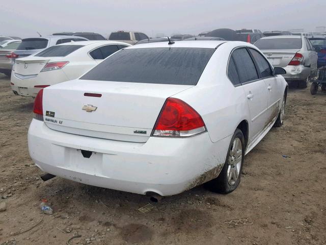 2G1WG5E32D1139801 - 2013 CHEVROLET IMPALA LT WHITE photo 4