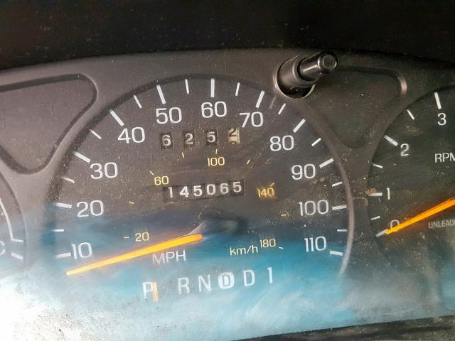 1FALP52U5VG261327 - 1997 FORD TAURUS GL GRAY photo 8