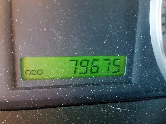 KL1TD56E99B608772 - 2009 CHEVROLET AVEO LS BLACK photo 8