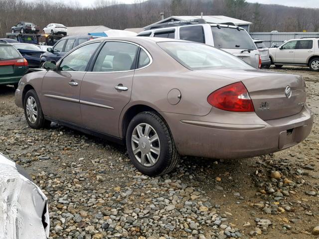 2G4WC552061260478 - 2006 BUICK LACROSSE C BROWN photo 3