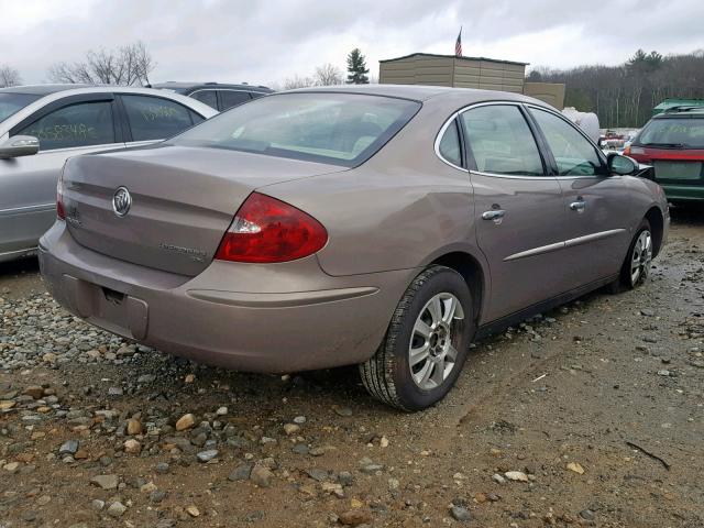 2G4WC552061260478 - 2006 BUICK LACROSSE C BROWN photo 4