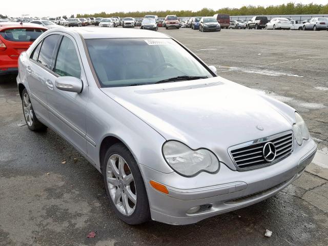 WDBRF61J33F409044 - 2003 MERCEDES-BENZ C 240 SILVER photo 1