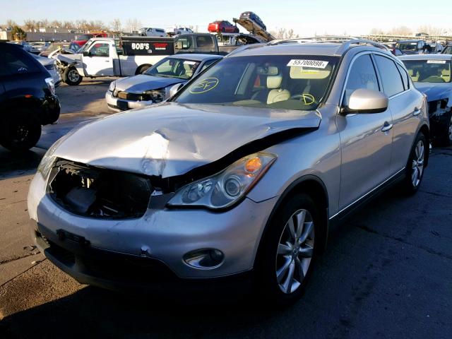 JNKAJ09F98M350982 - 2008 INFINITI EX35 BASE SILVER photo 2