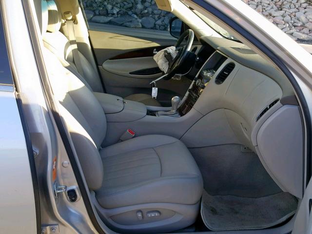 JNKAJ09F98M350982 - 2008 INFINITI EX35 BASE SILVER photo 5