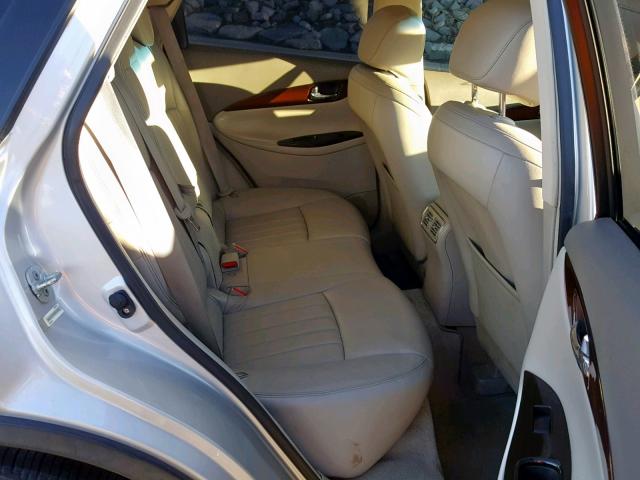 JNKAJ09F98M350982 - 2008 INFINITI EX35 BASE SILVER photo 6