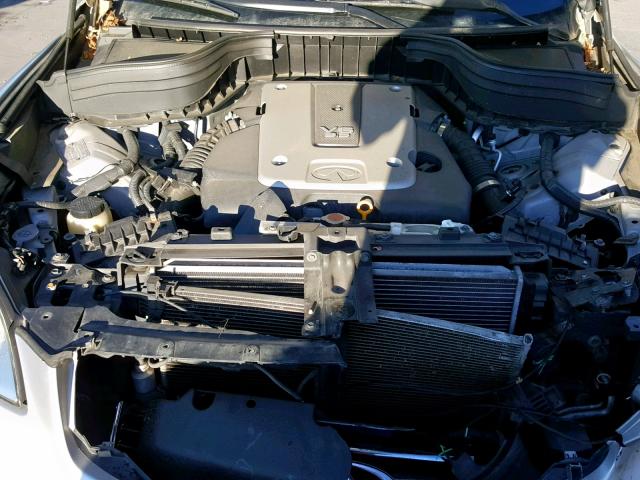 JNKAJ09F98M350982 - 2008 INFINITI EX35 BASE SILVER photo 7