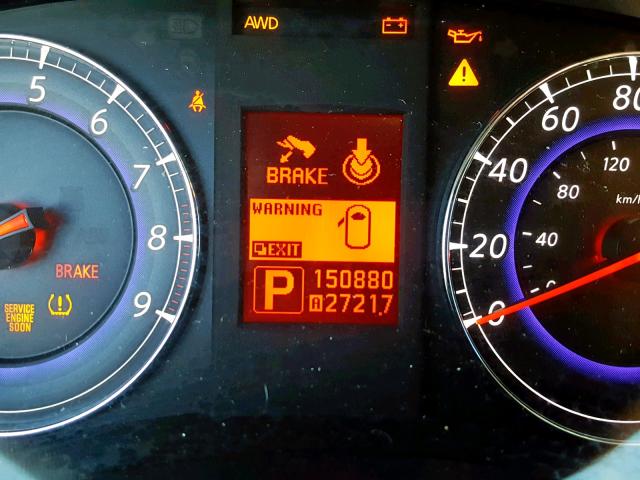 JNKAJ09F98M350982 - 2008 INFINITI EX35 BASE SILVER photo 8