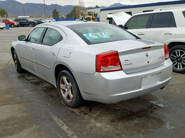 2B3CA3CV6AH186676 - 2010 DODGE CHARGER SX SILVER photo 3