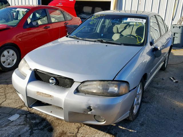 3N1AB51D62L711935 - 2002 NISSAN SENTRA SE- SILVER photo 2