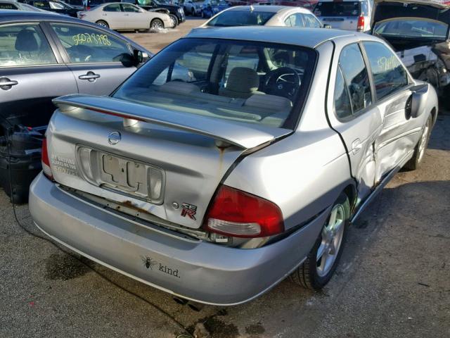 3N1AB51D62L711935 - 2002 NISSAN SENTRA SE- SILVER photo 4