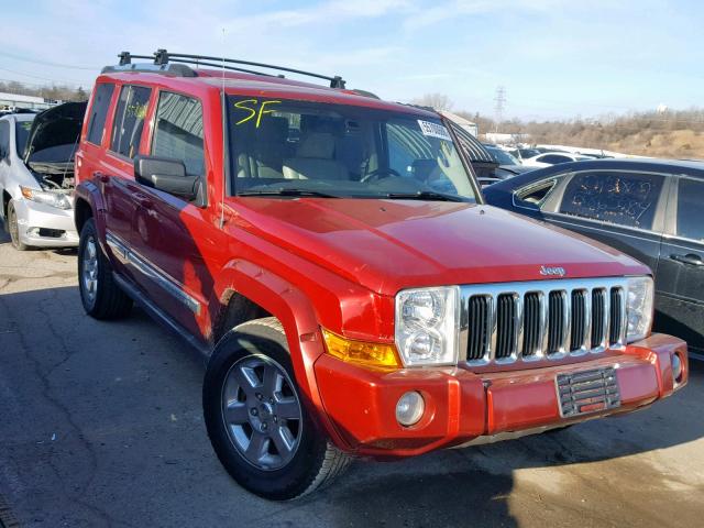 1J8HG58N36C129958 - 2006 JEEP COMMANDER RED photo 1