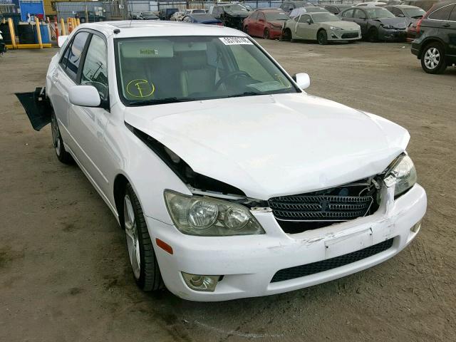 JTHBD182810027732 - 2001 LEXUS IS 300 WHITE photo 1