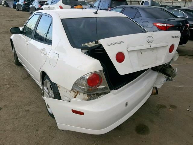 JTHBD182810027732 - 2001 LEXUS IS 300 WHITE photo 3