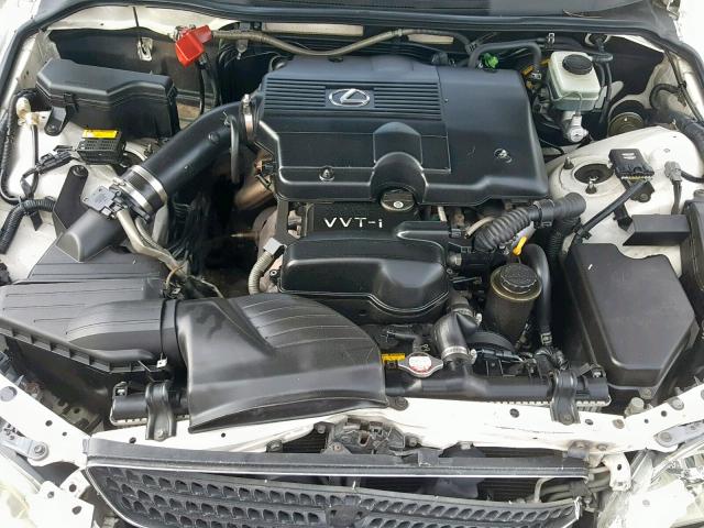 JTHBD182810027732 - 2001 LEXUS IS 300 WHITE photo 7