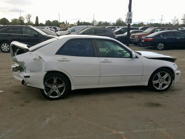 JTHBD182810027732 - 2001 LEXUS IS 300 WHITE photo 9